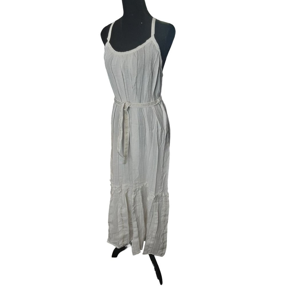 Lemlem Kelali Sundress /Coverup Beach Maxi Crisscross Back Straps Size M